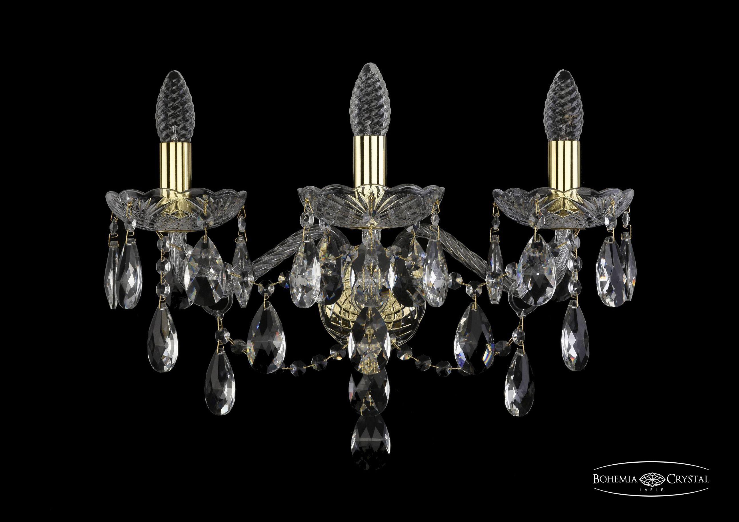 

Бра Bohemia Ivele Crystal 1415B/3/200/XL/G