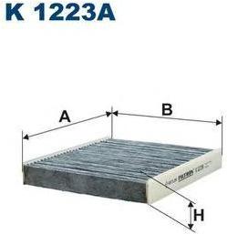 

Салонный фильтр Filtron K1223A (угольный), K1223A (угольный)