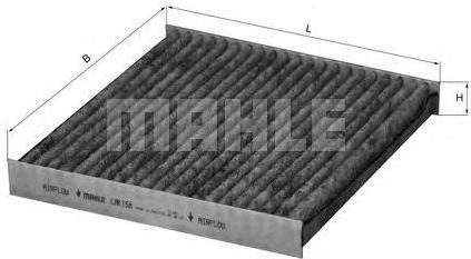 

Салонный фильтр Knecht/Mahle LAK158, LAK158