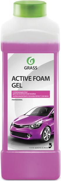 

Автошампунь Grass Active Foam Gel / 113150 (1л), Очиститель для авто Grass Active Foam GEL Супер-концентрат 1л 113150