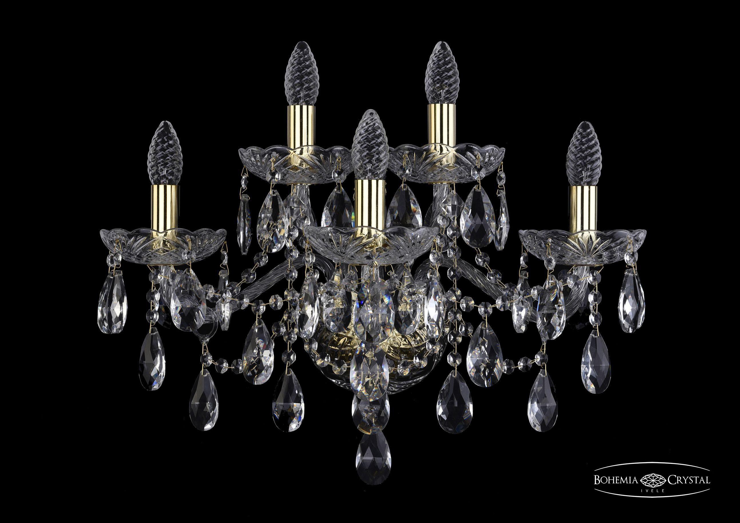 

Бра Bohemia Ivele Crystal 1415B/3+2/200/XL/G