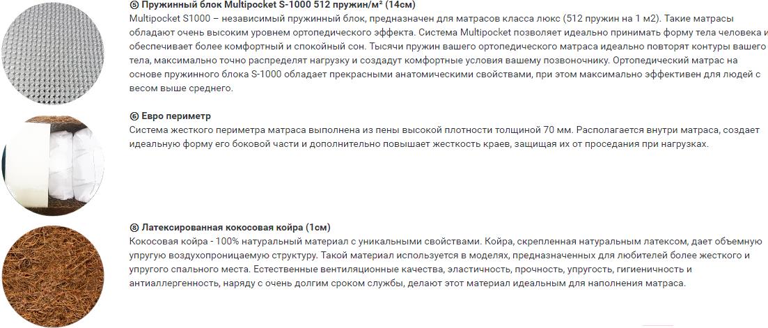 

Матрас Фабрика сна Gold G-7 90x200, Gold G-7 90x200