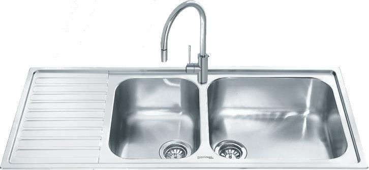 

Кухонная мойка Smeg LGM116S, LGM116S
