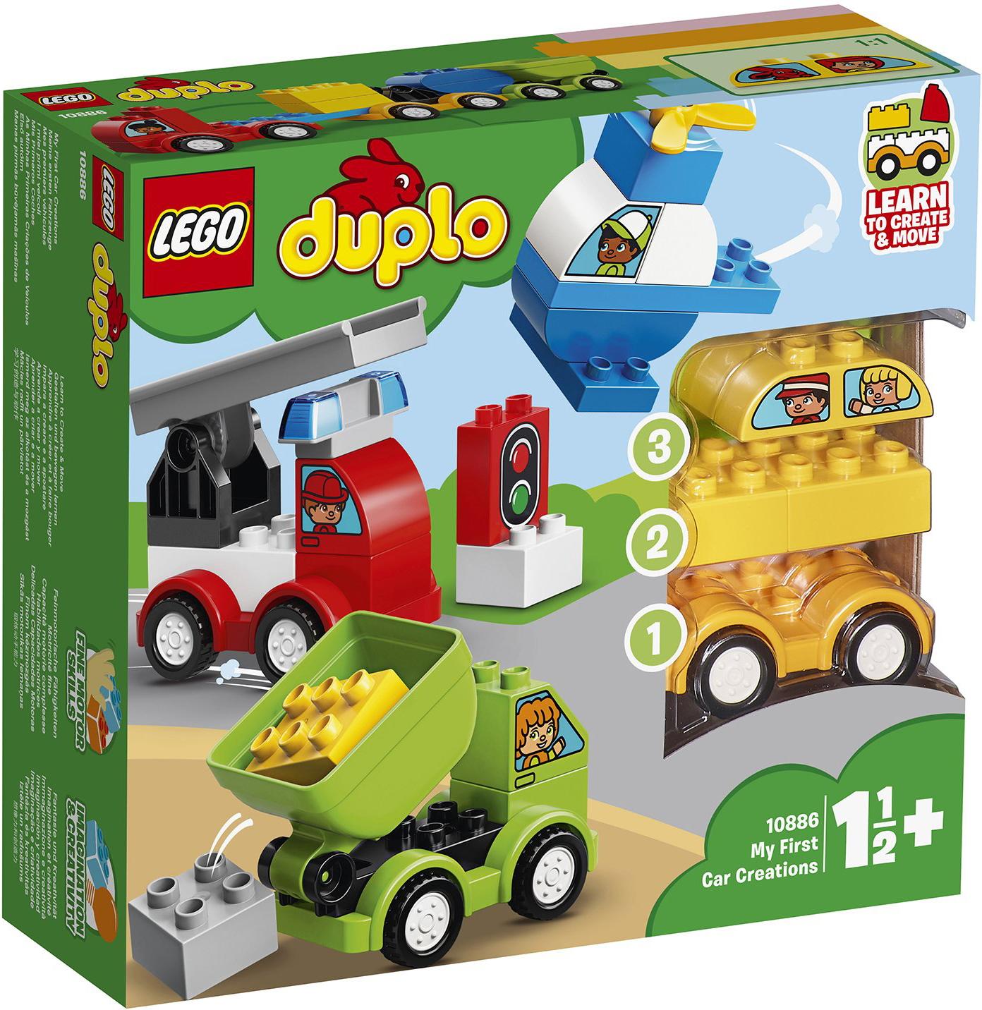 

Конструктор Lego Duplo Мои первые машинки 10886, Duplo Мои первые машинки