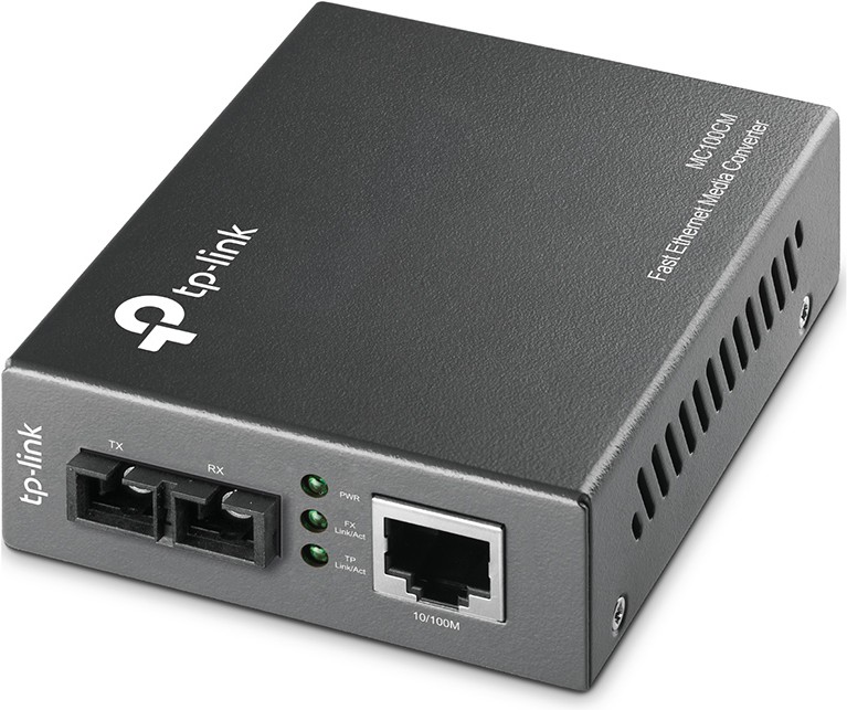 

Медиаконвертер TP-Link MC100CM, Медиаконвертер TP-Link 100Base-TX to 100Base-FX Media Converter (1 UTP, 1SC, MM)