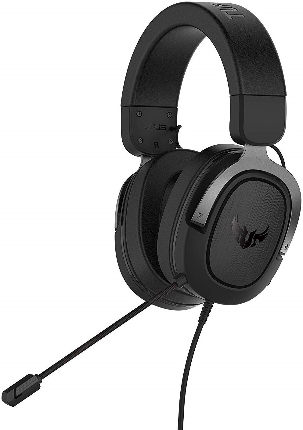 

Наушники ASUS TUF Gaming H3 черный/серый [90YH028G-B1UA00], Наушники ASUS TUF Gaming H3 (серый/черный)