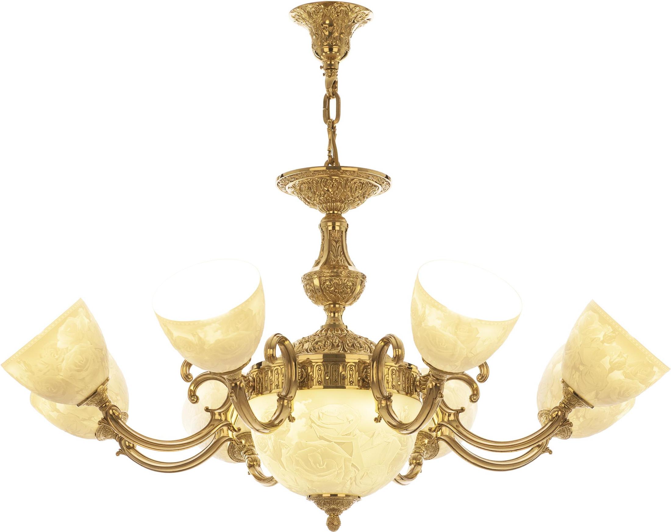 

Подвесная люстра Bohemia Ivele Crystal 72213P/8/210 G P1 U Rose