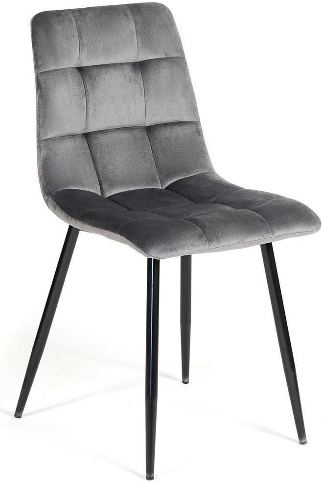 

Стул TetChair CHILLY mod. 7094 металл/вельвет серый/черный, CHILLY mod. 7094 металл/вельвет