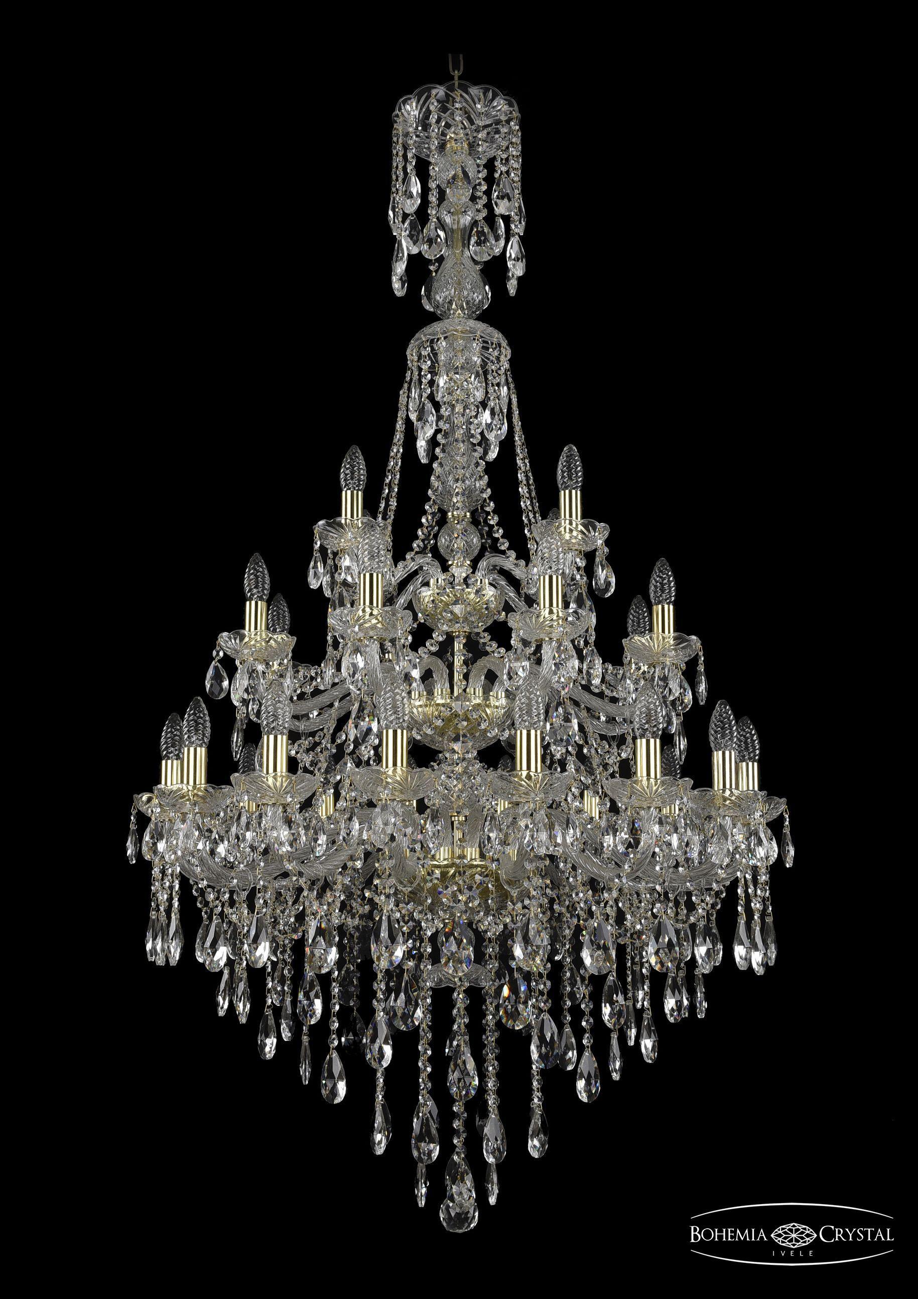 

Подвесная люстра Bohemia Ivele Crystal 1415/16+8+4/300/XL-155/3d/G