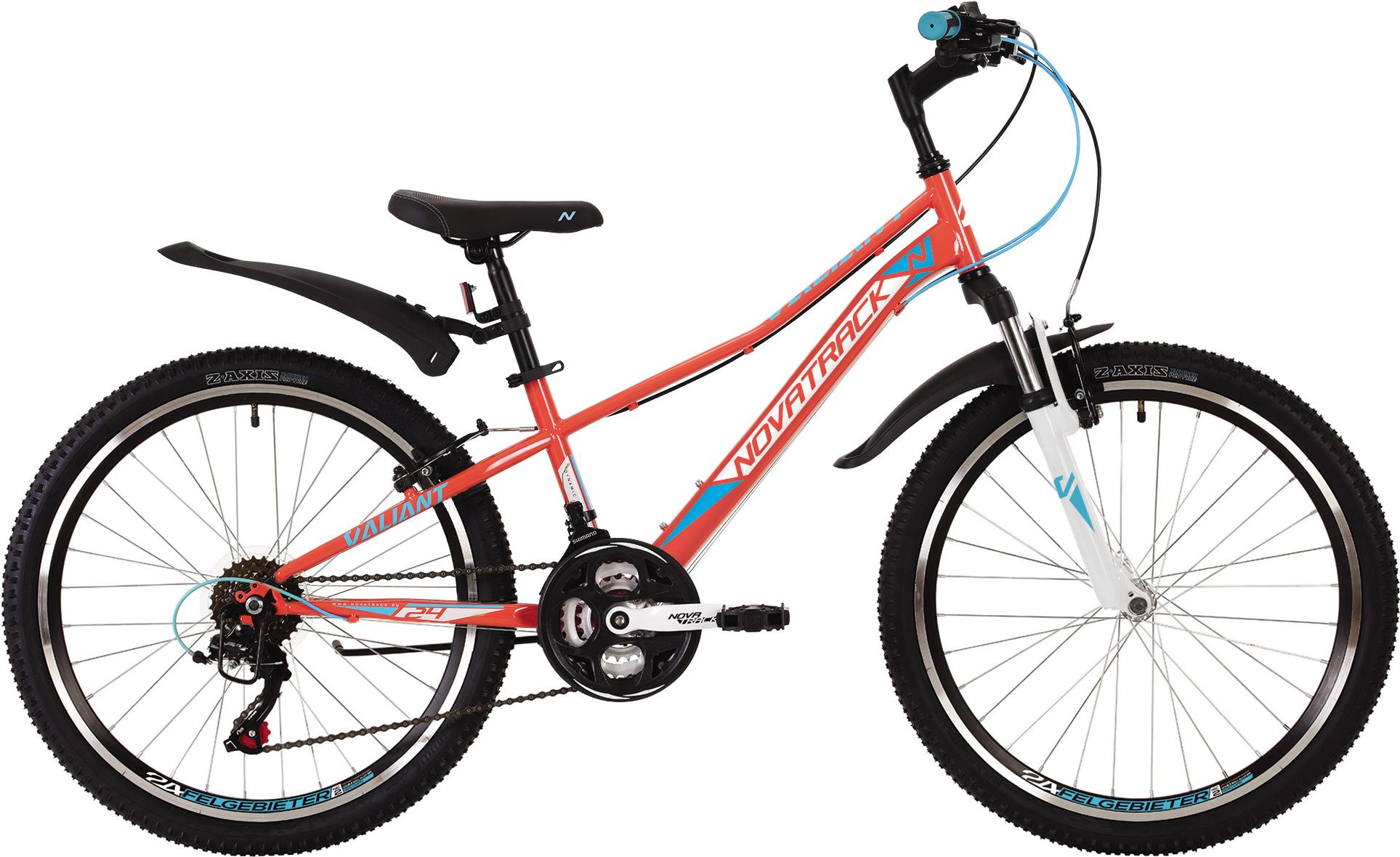 

Велосипед Novatrack Valiant 24'' рама 10 дюймов 2019 коралловый [24SH18V.VALIANT.10CRL9], Valiant 24 2019 10 дюймов