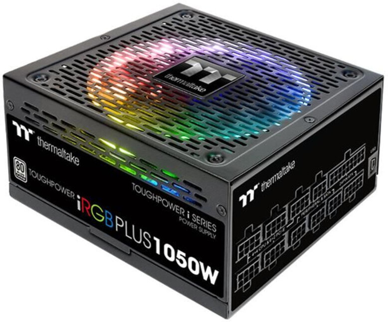 

Блок питания компьютера Thermaltake Toughpower iRGB PLUS Platinum PS-TPI-1050F2FDPE-1, Блок питания для компьютеров Thermaltake Toughpower iRGB Plus 1050W 80+ PS-TPI-1050F2FDPE-1 Platinum