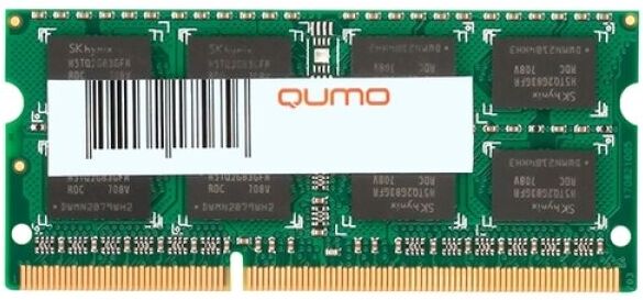 

Оперативная память QUMO DDR4 SODIMM 4GB [QUM4S-4G2666C19], Оперативная память QUMO DDR4 SODIMM 4GB QUM4S-4G2666C19