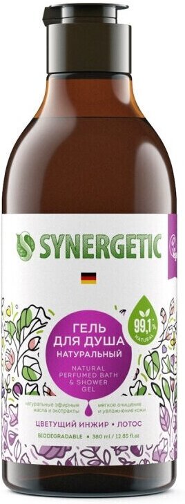 

Гель для душа Synergetic Цветущий инжир и лотос 380мл (9801040002)