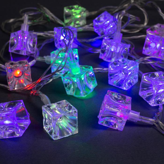 

Новогодняя гирлянда Luazon Кубики 20 LED 5 м мульти [185507], Кубики 20 LED 5 м