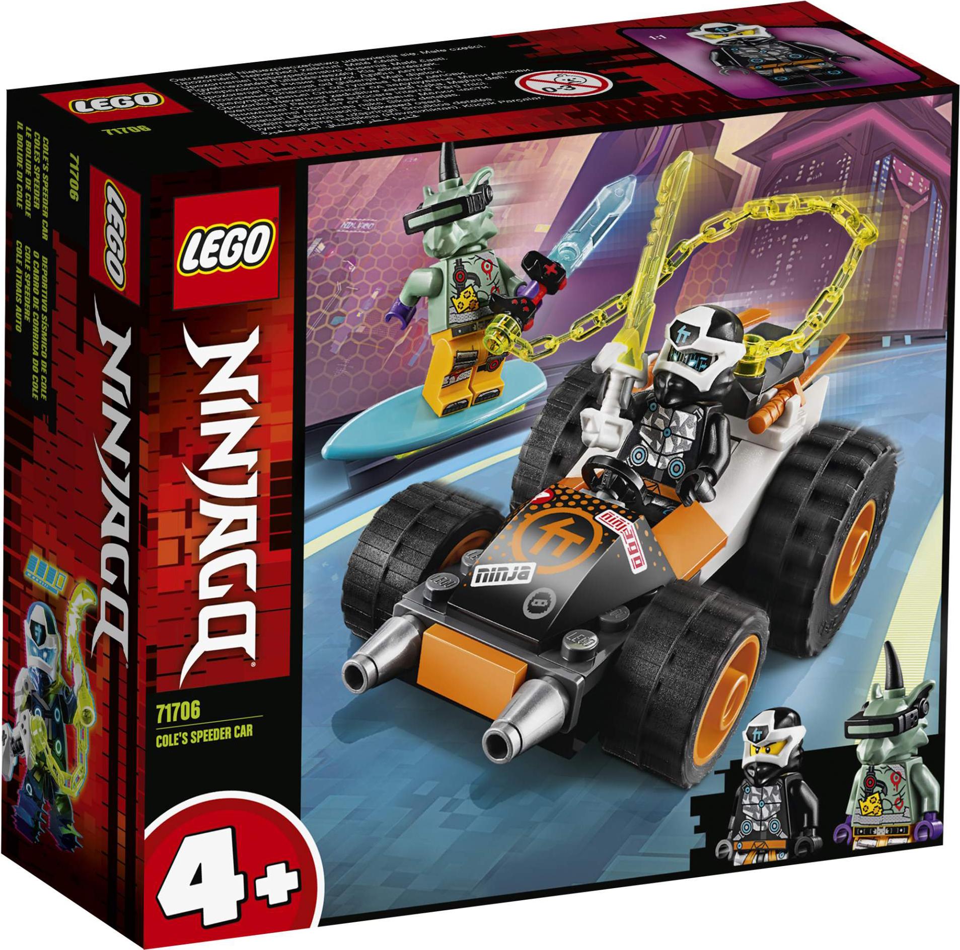 

Конструктор LEGO Скоростной автомобиль Коула [71706], Скоростной автомобиль Коула