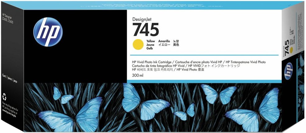 

Картридж HP 745 Yellow [F9K02A], Картридж HP 745 F9K02A Yellow