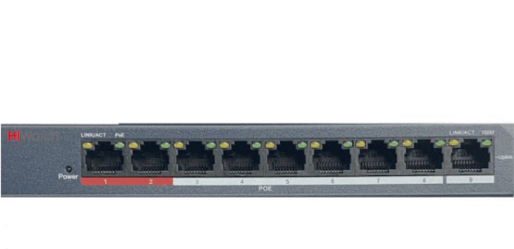 

Коммутатор DS-S908P(B)