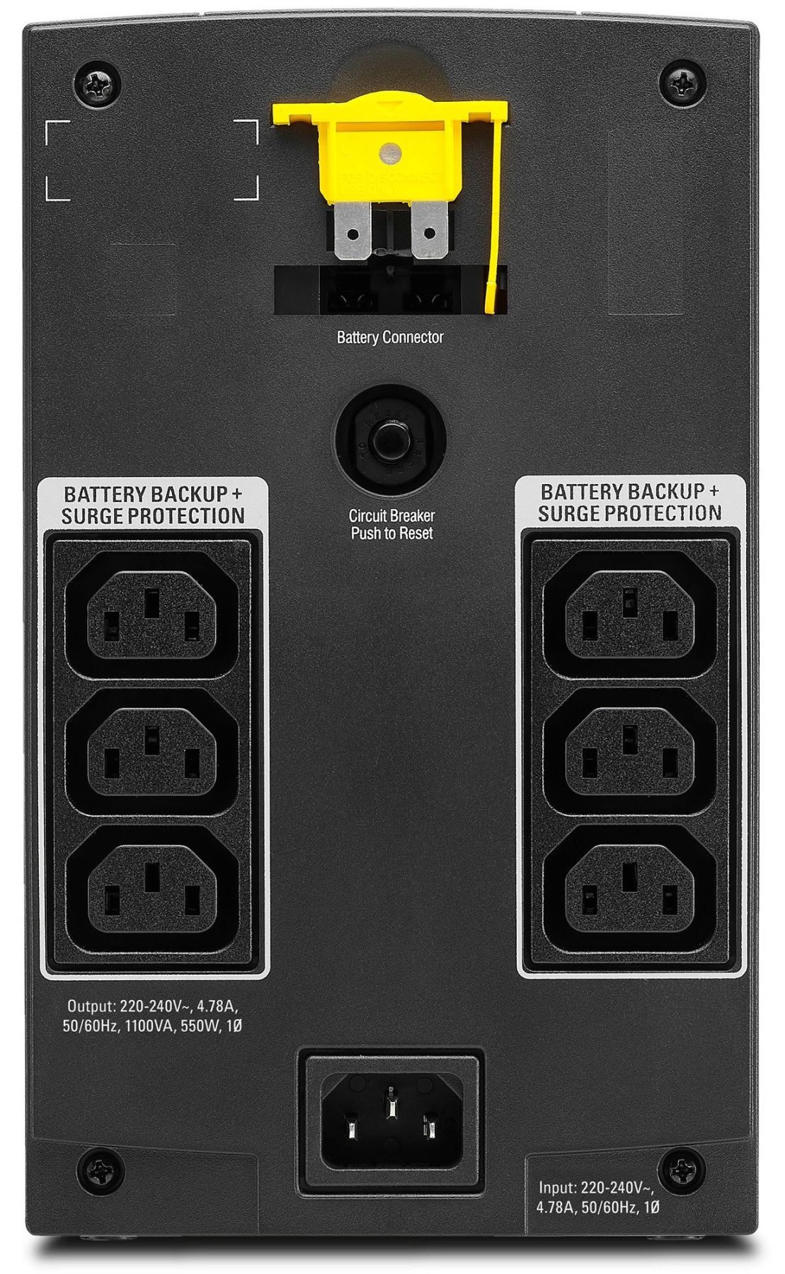 

Источник бесперебойного питания APC Back-UPS 1100VA 230V [BX1100LI], Back-UPS 1100VA 230V