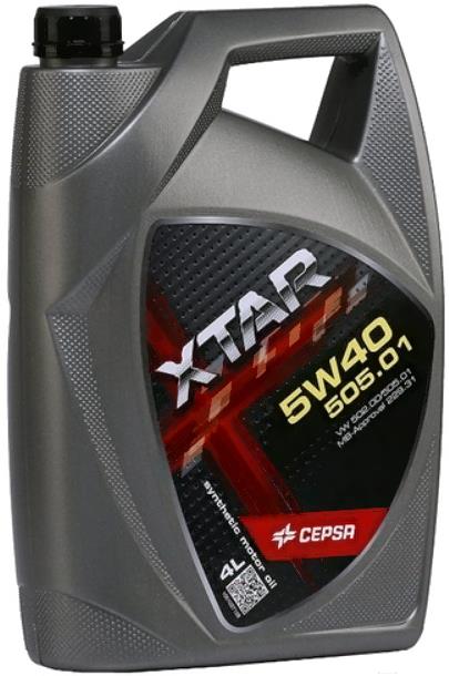 

Моторное масло Cepsa Xtar 5W40 505.01 4л [513923611], Xtar 5W40 505.01 4л