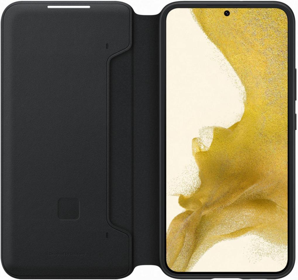 

Чехол для телефона Samsung Galaxy S22+ Smart LED View Cover черный [EF-NS906PBEGRU], Чехол для телефона Samsung Smart LED View Cover для S22+ (черный)
