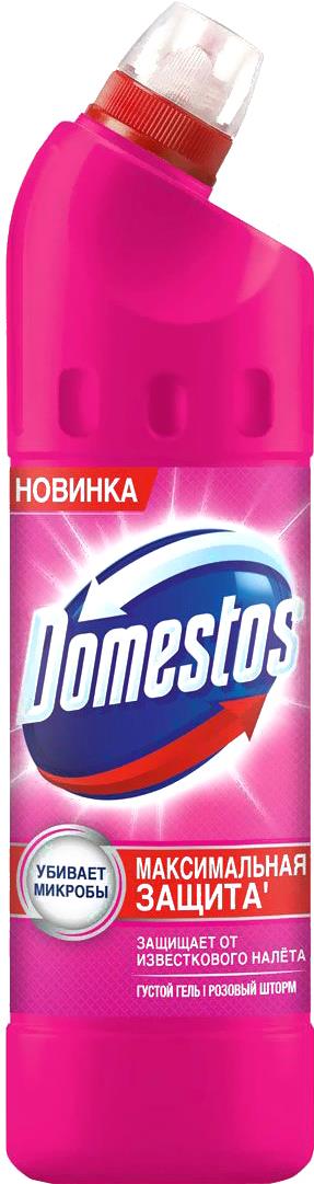 

Универсальное чистящее средство Domestos Розовый шторм 1л, Розовый шторм 1л