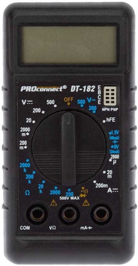 

Мультиметр Proconnect DT-182 [13-3014], Мультиметр Proconnect DT-182 13-3014