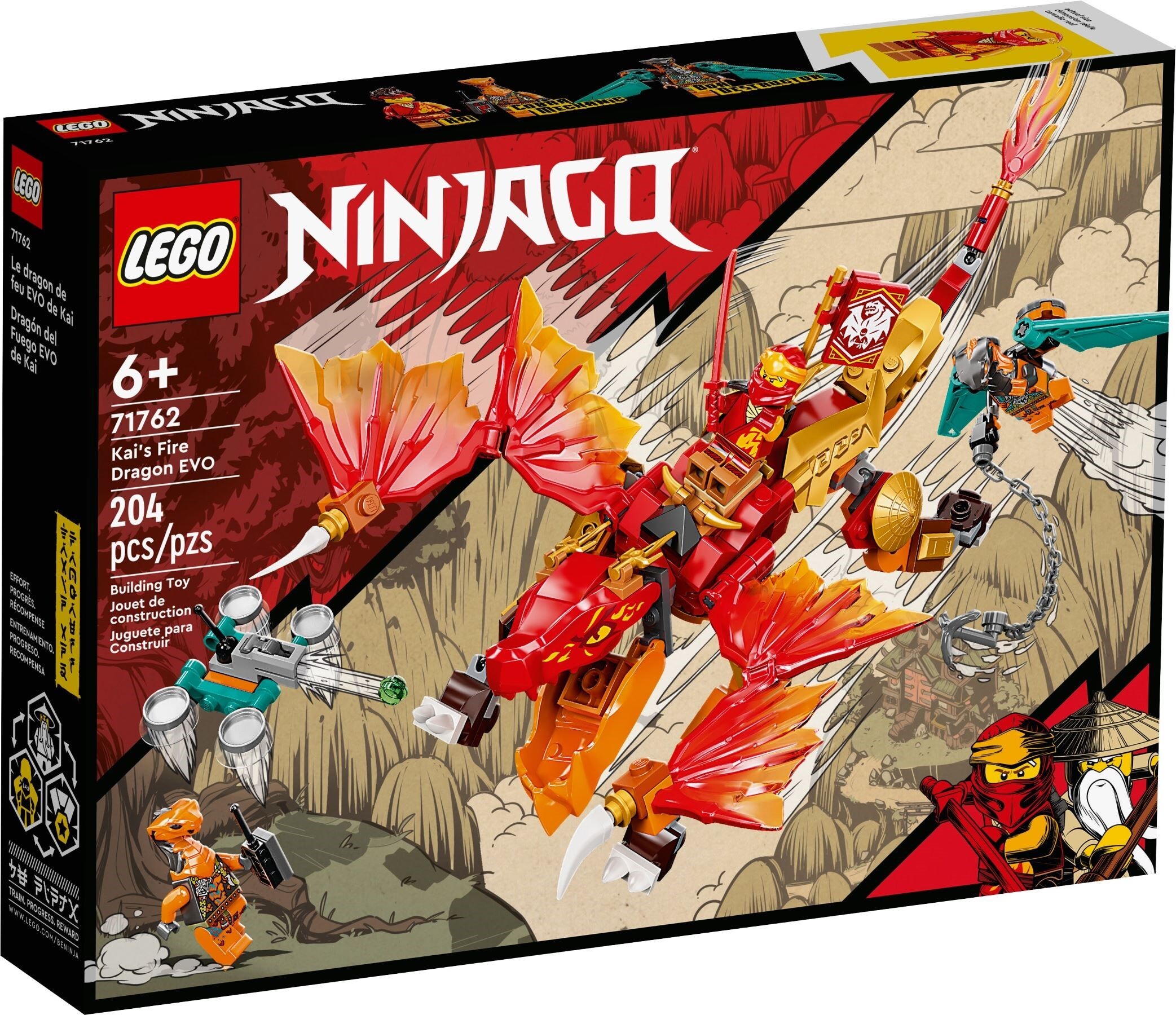 

Конструктор Lego Ninjago Kais Fire Dragon EVO (71762)