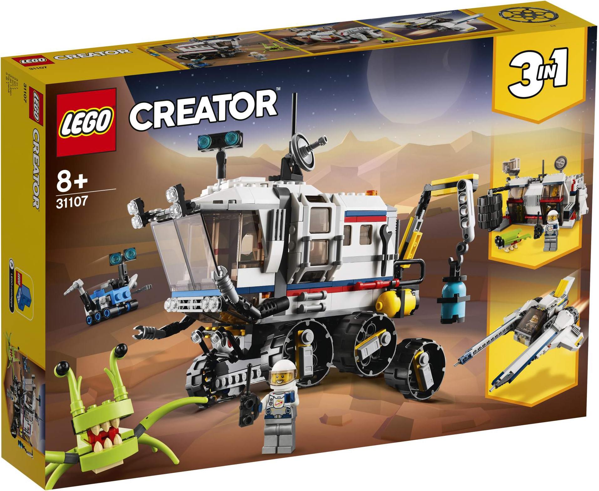 

Конструктор LEGO CREATOR Исследовательский планетоход [31107], CREATOR Исследовательский планетоход