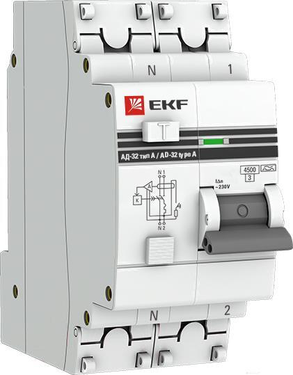 

Дифференциальный автомат EKF АД-32-25А-30мА PROxima, Выключатель нагрузки EKF Дифференциальный автомат АД-32-25А-30мА PROxima