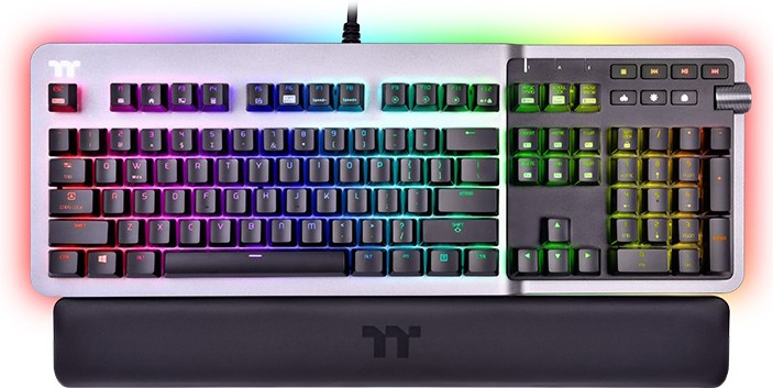 

Клавиатура Thermaltake Argent K5 RGB (Cherry MX Blue)