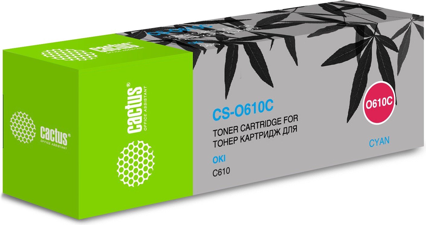 

Картридж CACTUS CS-O610C, Картридж Cactus CS-O610C