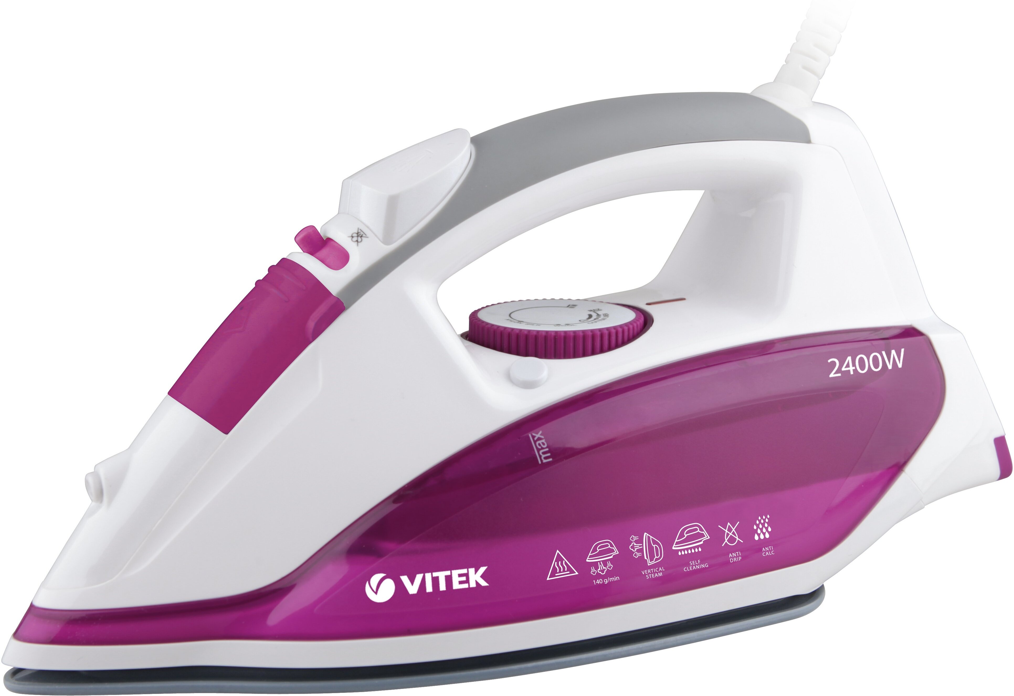 

Утюг Vitek VT-1262 PK, Утюг Vitek VT-1262 VT-1262PK White/Pink