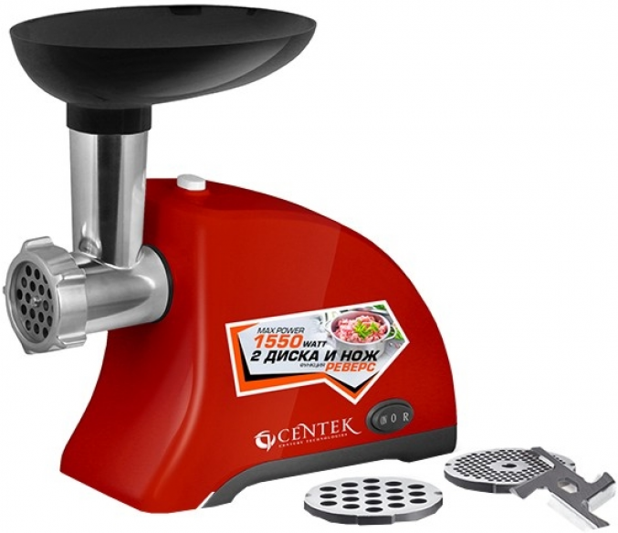 

Мясорубка CENTEK CT-1609 (красный)