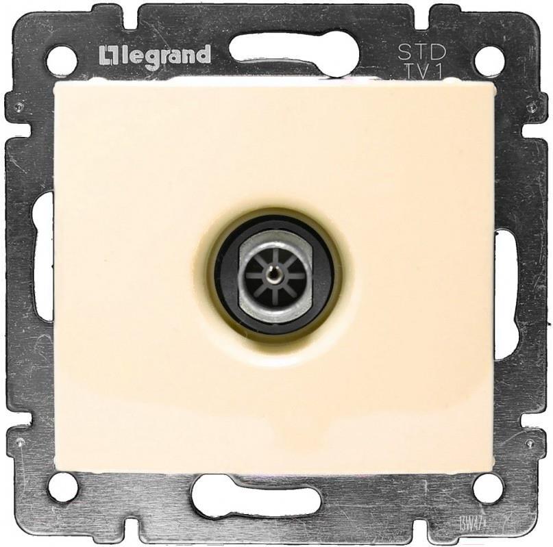 

Розетка Legrand Valena 695617 слоновая кость
