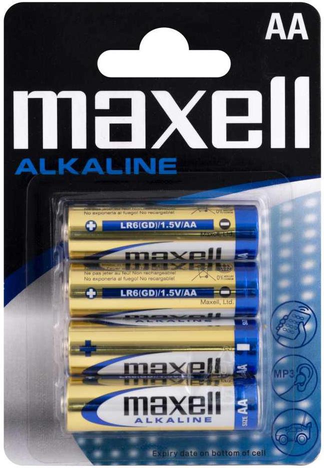 

Батарейка Maxell AA LR06 4шт [723758], Батарейка Maxell AA LR06 4шт 723758
