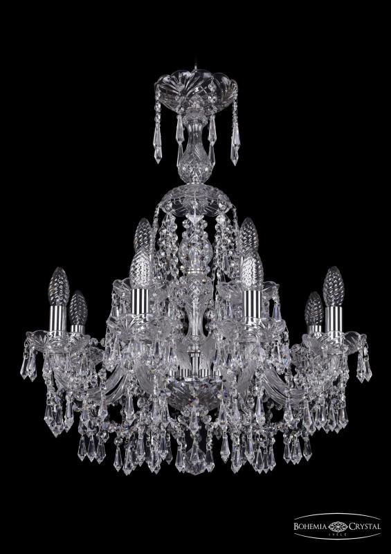 

Подвесная люстра Bohemia Ivele Crystal 1403/8+4/195/XL-65/Ni