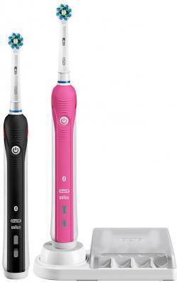 

Электрическая зубная щетка Oral-B Smart 4 4900 черный/розовый [80304292], Smart 4 4900