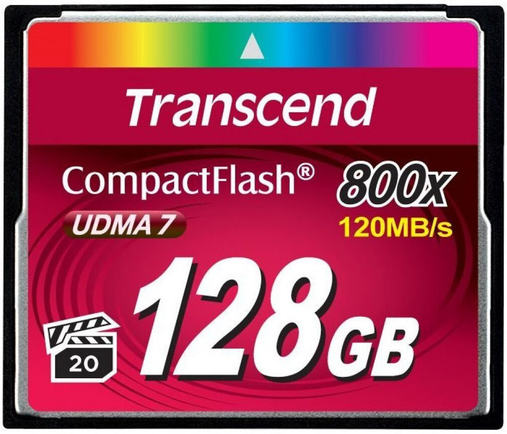 

Карта памяти Transcend 800x CompactFlash Premium 128GB (TS128GCF800), Карта памяти Transcend 800x CompactFlash Premium 128GB TS128GCF800