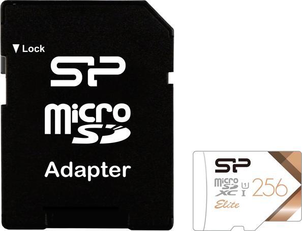 

Карта памяти Silicon-Power microSD 256GB Elite microSDHC Class 10 UHS-I + SD адаптер Colorful [SP256GBSTXBU1V21SP], Карта памяти Silicon-Power microSD 256GB Elite microSDHC Class 10 UHS-I + SD адаптер Colorful SP256GBSTXBU1V21SP
