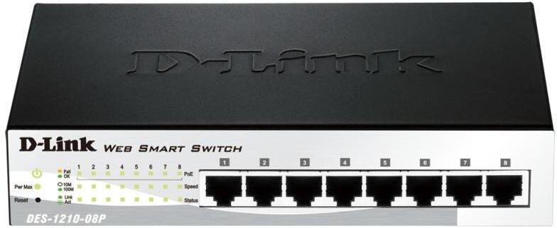 

Коммутатор D-Link DES-1210-08P/C2A