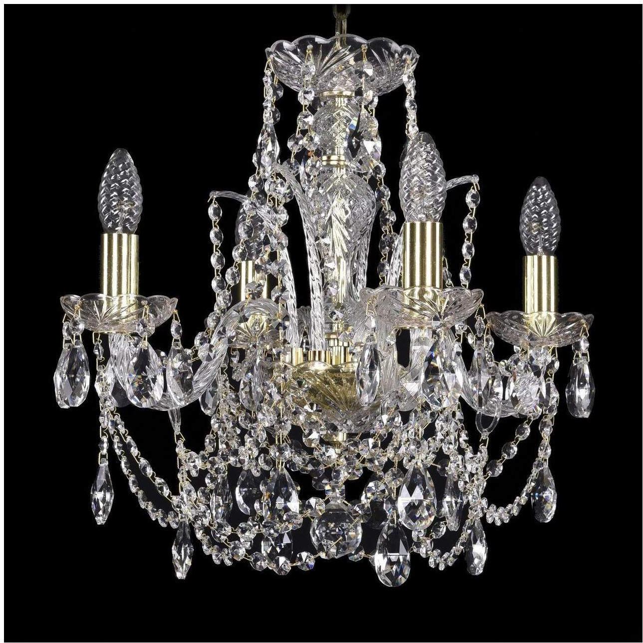

Подвесная люстра Bohemia Ivele Crystal 1411/4/141/G