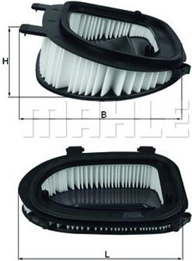 

Фильтр воздушный Knecht/Mahle LX3541, LX3541