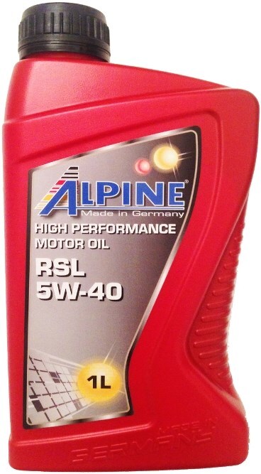 

Моторное масло Alpine RSL 5W40 1л [0100141], Моторное масло Alpine RSL 5W40 1л 0100141