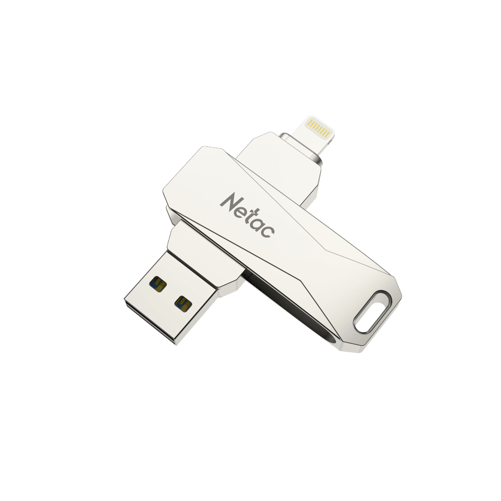 

Usb flash Netac drive U652 3.0+Lightning 64GB [NT03U652L-064G-30PN], drive U652 3.0+Lightning 64GB