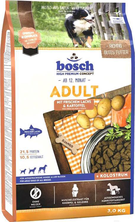 

Корм для собак Bosch Petfood Adult SalmonPotato 3кг