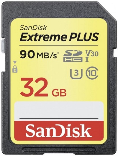 

Карта памяти SanDisk ExtremePlus V30 SDHC 32GB [SDSDXWF-032G-GNCIN], Карта памяти SanDisk ExtremePlus V30 SDHC 32GB SDSDXWF-032G-GNCIN