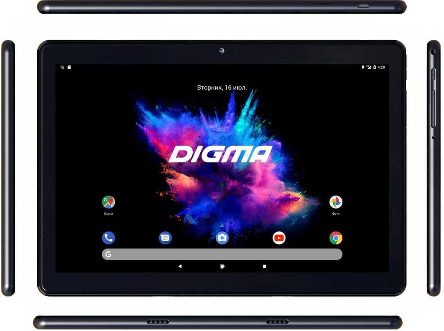 

Планшет Digma CITI Octa 10 черный (CS1219PL)