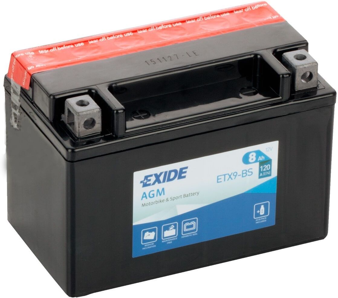 

Аккумулятор Exide ETX9-BS 8 А/ч