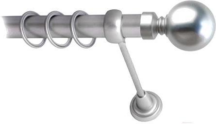 

Карниз Lm Decor Шар большой 059 1р гладкий 25мм 3м сатин, Шар большой 059 1р гладкий 25мм 3.0м