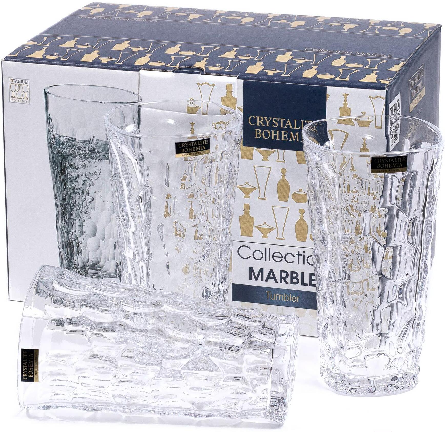 

Набор стаканов Crystalite Bohemia MARBLE [9K7/2KF06/0/99W24/375-662], Набор стаканов Crystalite Bohemia MARBLE 9K7/2KF06/0/99W24/375-662